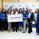 Rep. AOC at NHS Queens