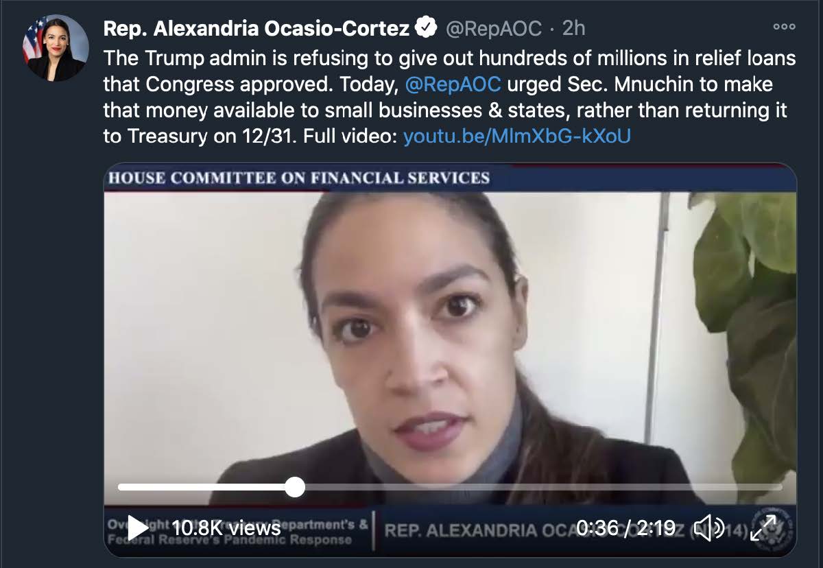 Rep. Ocasio-Cortez 